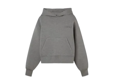 GUCCI Viscose Jersey Hooded Sweatshirt "Grey"
