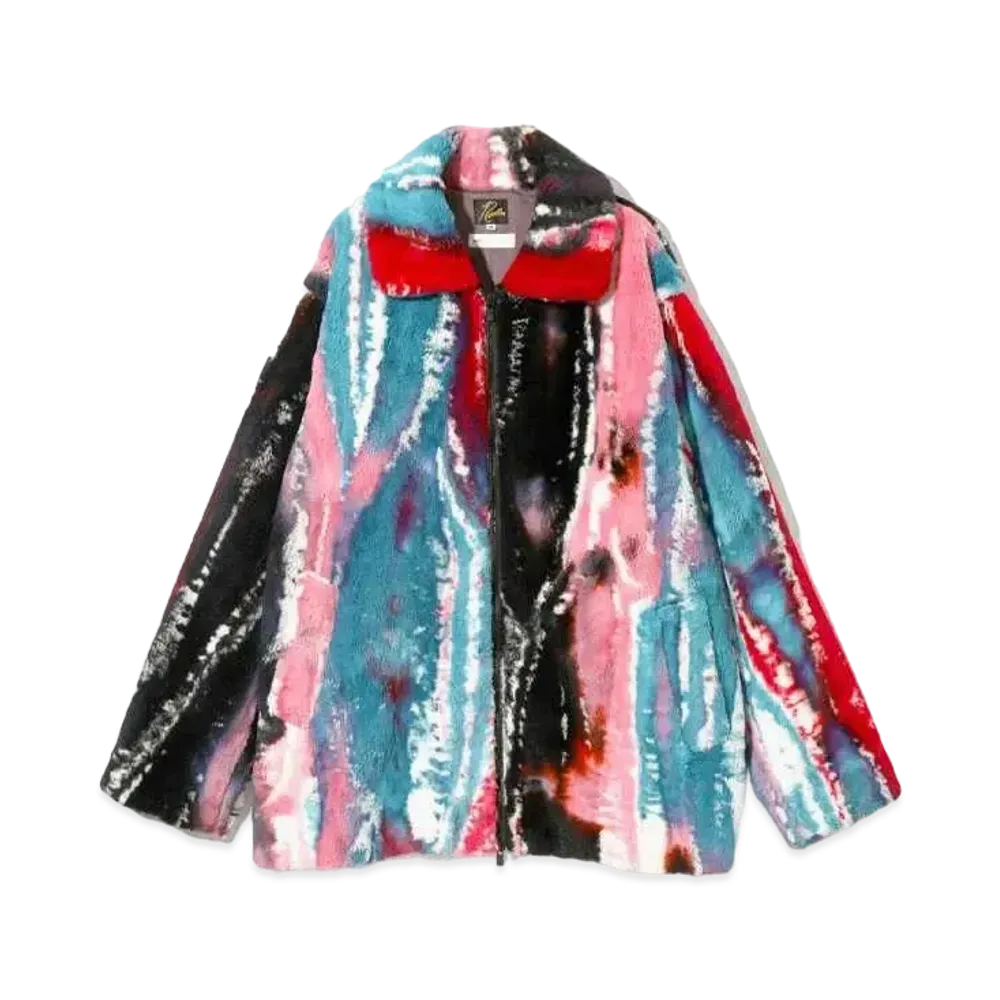 Needles Bomber Jacket - Fur Fleece "Blue"