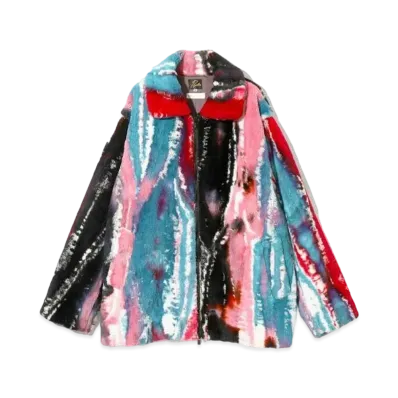 Needles Bomber Jacket - Fur Fleece "Blue"