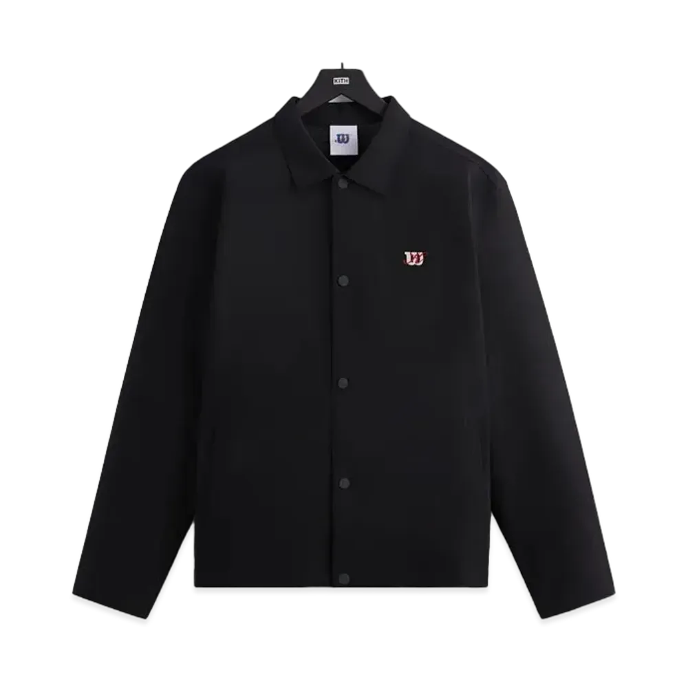 Kith x Wilson Midway Coaches Jacket "Black"