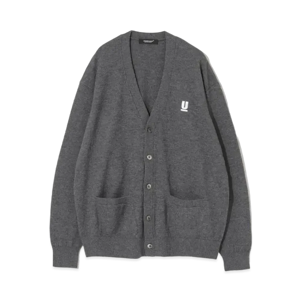 UNDERCOVER Wool Knit Cardigan "Gray"