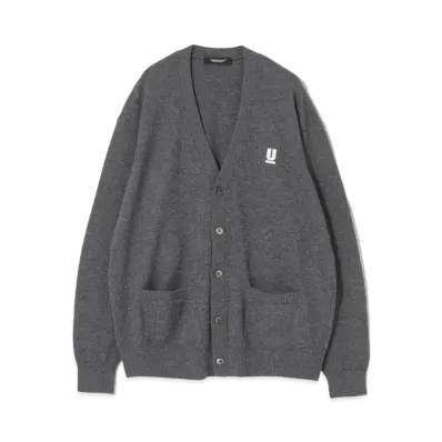 UNDERCOVER Wool Knit Cardigan "Gray"