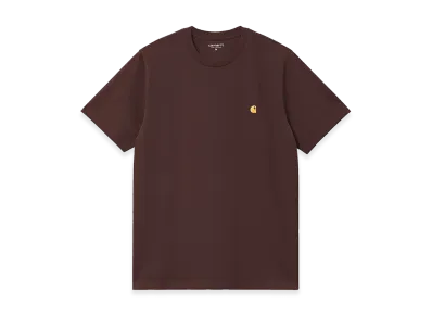 Carhartt WIP S/S Chase T-Shirt "Palisander/Gold"