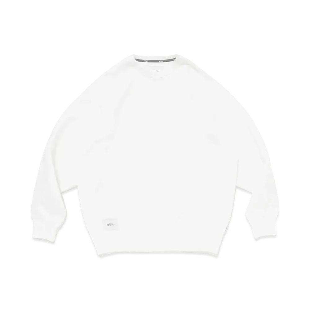 WTAPS Sign 02 / Sweater / Cotton "White"