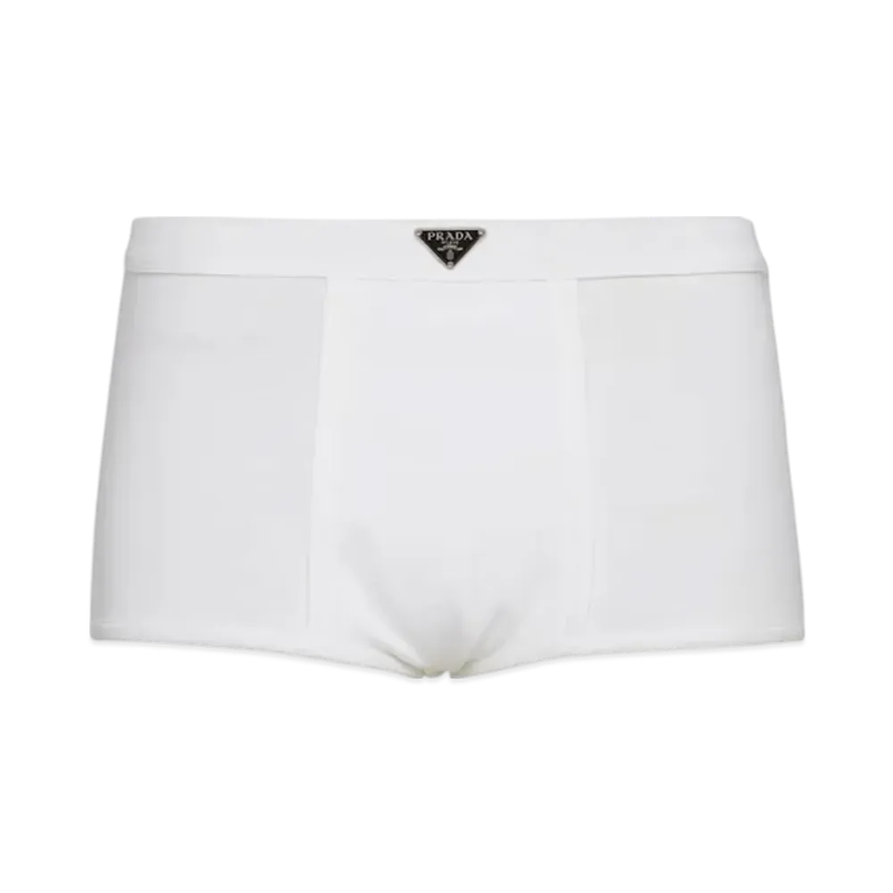 PRADA Women's Jersey Shorts "White"