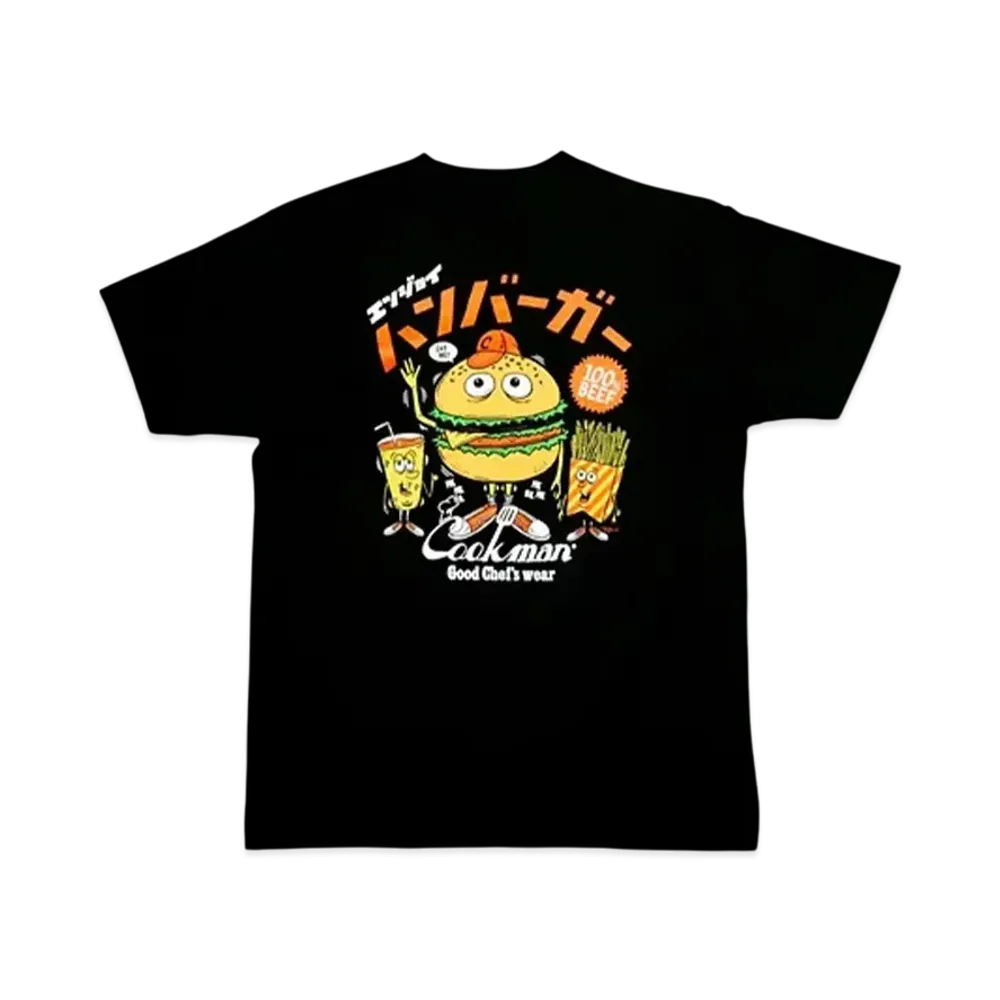 COOKMAN TM Paint Enjoy Burger SS Tee "Black"