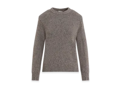 Bottega Veneta Women's Medium Weight Wool Tailored Sweater "Beige"