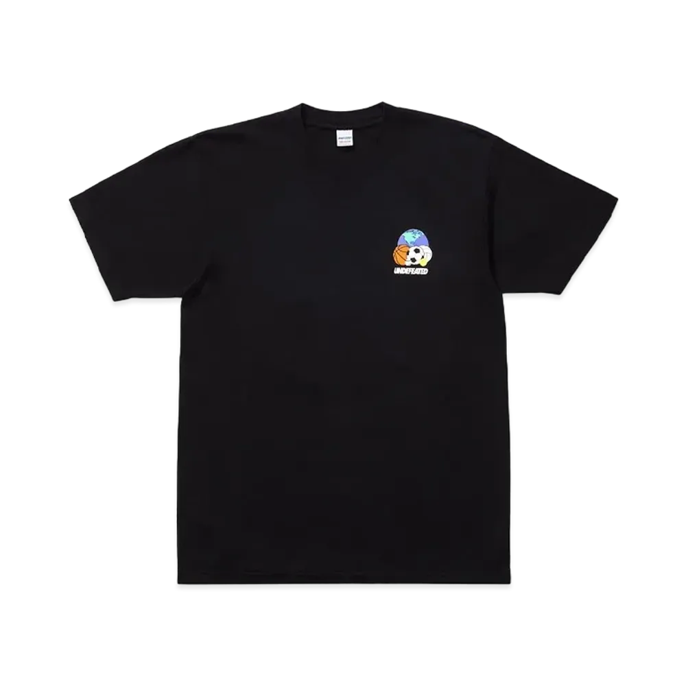 UNDEFEATED GLOBALLS S/S TEE - 80167 "Black"
