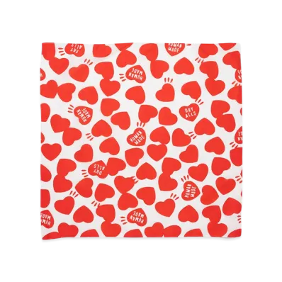 HUMAN MADE Heart Big Bandana "Red"