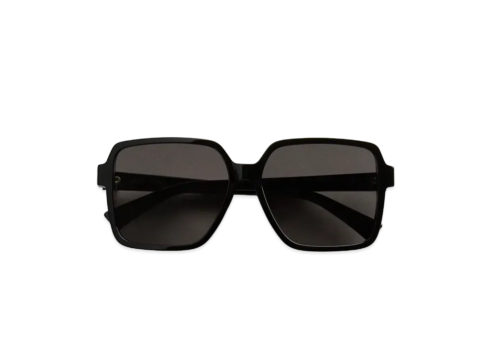 Bottega Veneta Soft Square Sunglasses "Black/Grey"