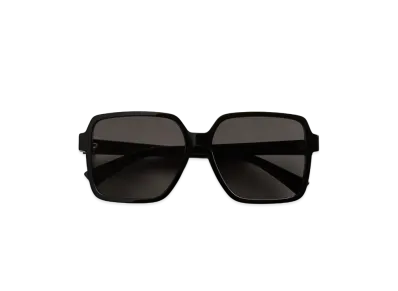 Bottega Veneta Soft Square Sunglasses "Black/Grey"