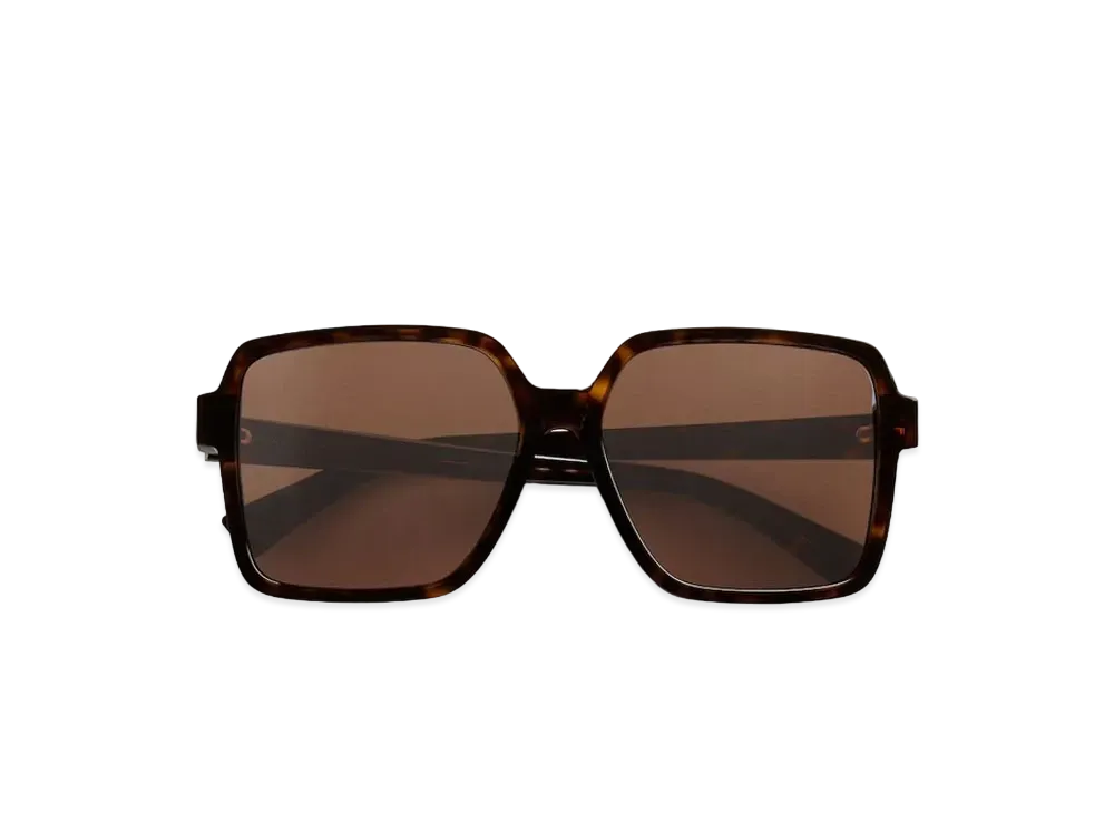 Bottega Veneta Soft Square Sunglasses "Havana/Brown"