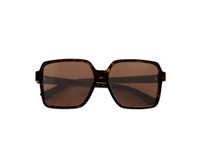 Bottega Veneta Soft Square Sunglasses "Havana/Brown"