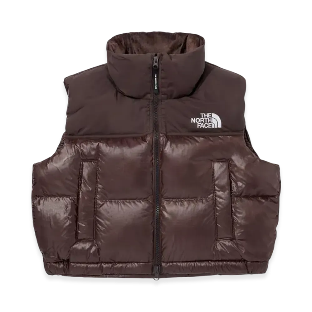 The North Face White Label Novelty Nuptse Down Vest (W) "Brown"