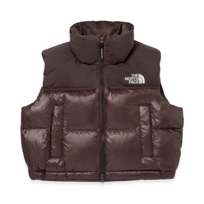 The North Face White Label Novelty Nuptse Down Vest (W) "Brown"
