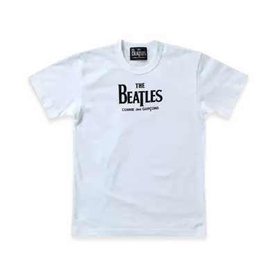 COMME des GARCONS x The Beatles Logo T-Shirt "White"