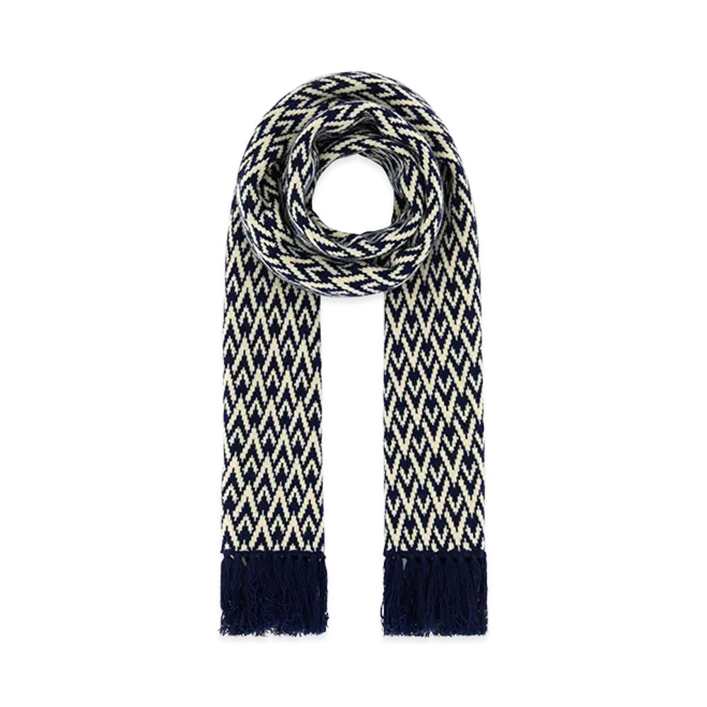 Valentino Embroidered Wool Toute La V Scarf "Printed"