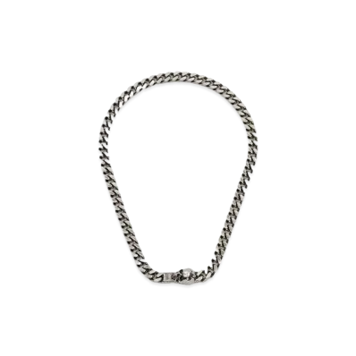 Alexander McQUEEN Skull Chain Necklace "Antique Silver"