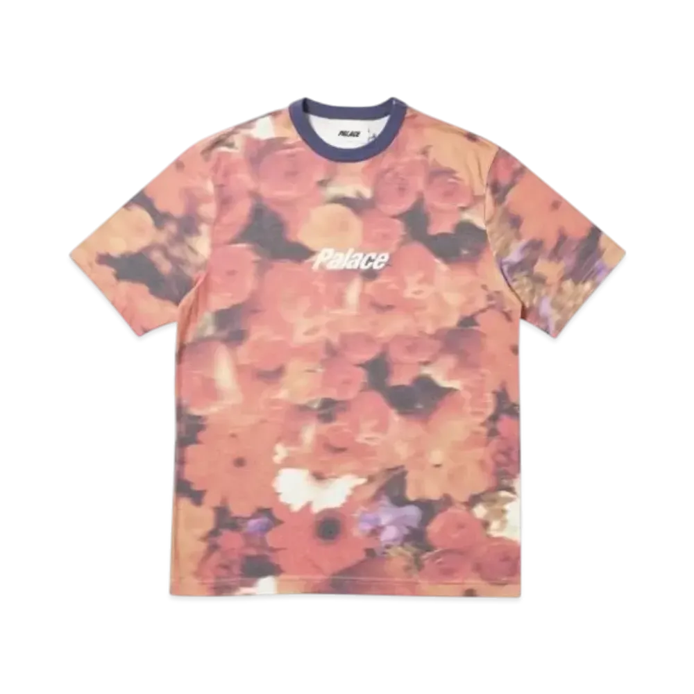 PALACE Blurry Flower Ringer T-Shirt "Orange"