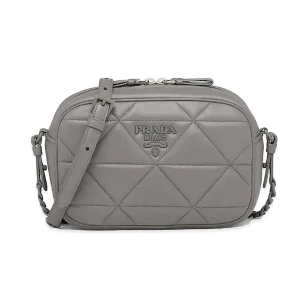 PRADA Spectrum Shoulder Bag "Light Gray"