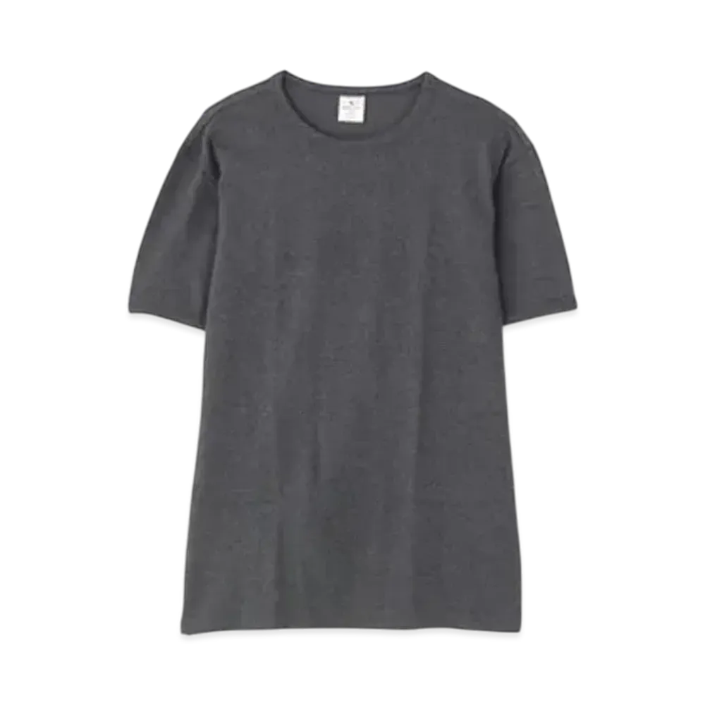AVIREX Daily Wear Rib S/S T-Shirt "Charcoal C"