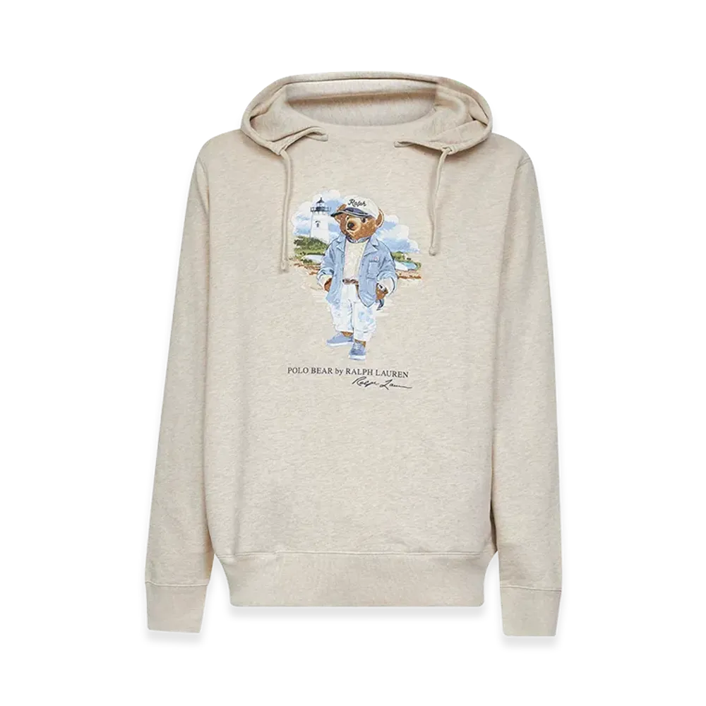 Polo Ralph Lauren Melanesiano Cotton Blend Sweatshirt "Ivory"