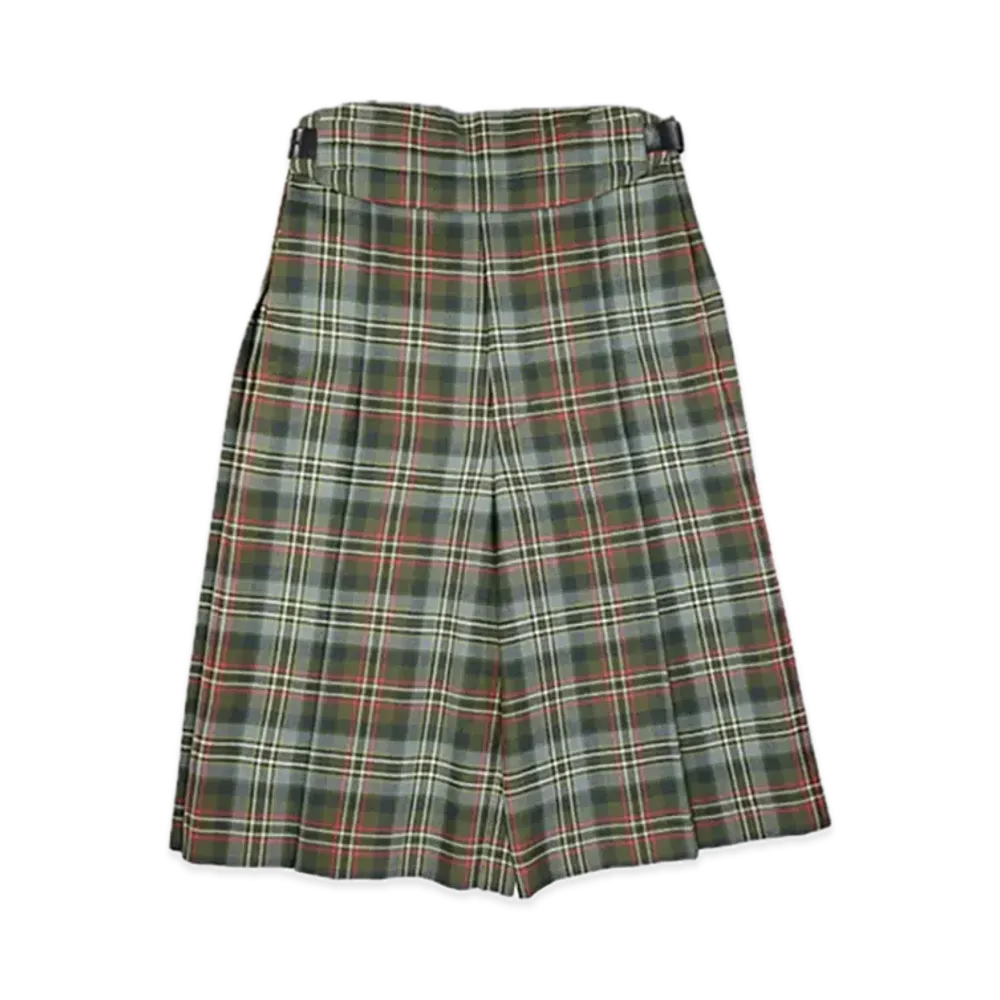 FUMIKA UCHIDA Tartan Plaid Belted Pantacourt "Plaid Moss"