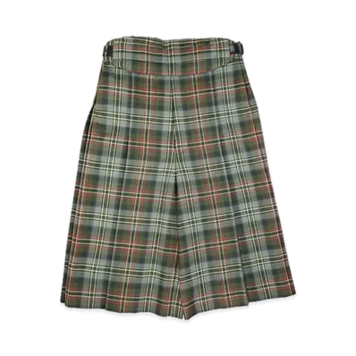 FUMIKA UCHIDA Tartan Plaid Belted Pantacourt "Plaid Moss"