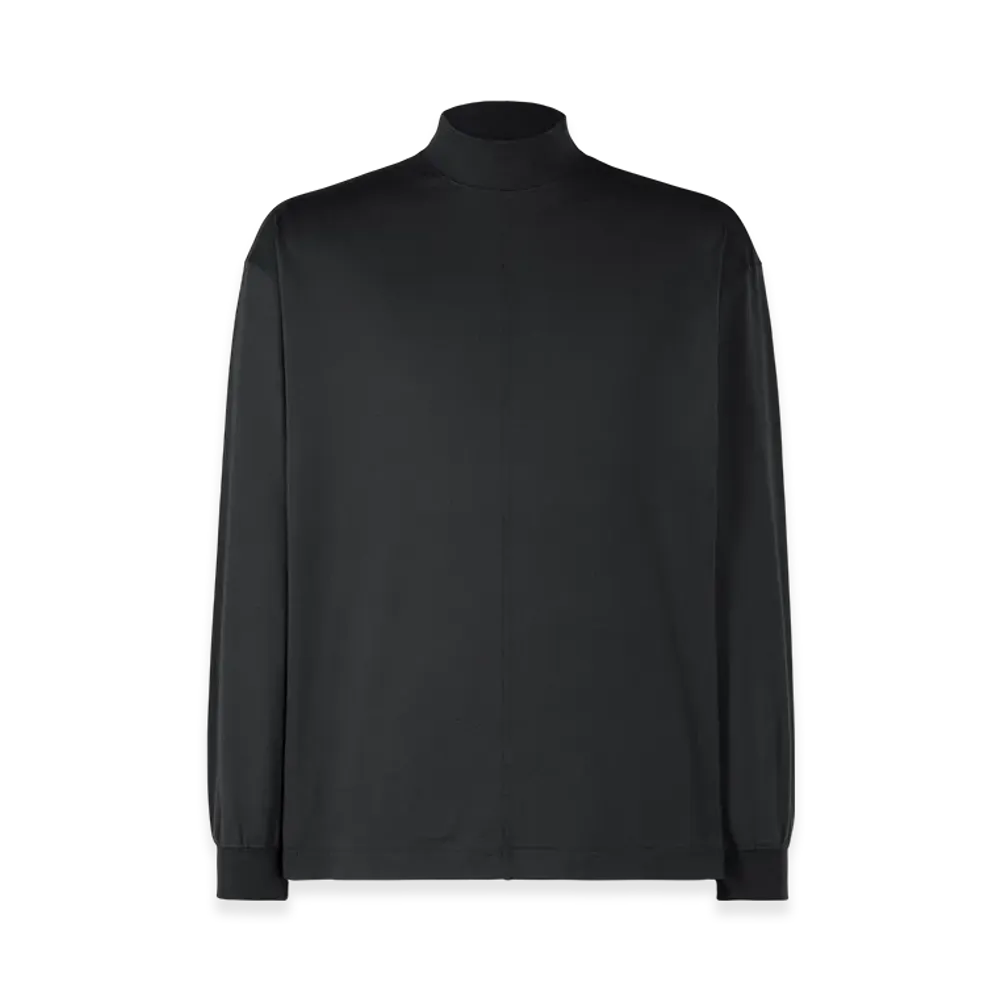 HOMME PLISSE ISSEY MIYAKE Black Turtleneck Top "Black"