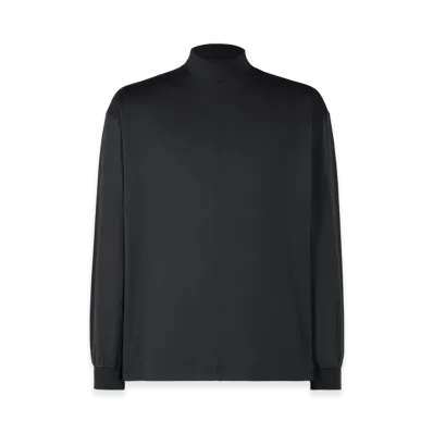 HOMME PLISSE ISSEY MIYAKE Black Turtleneck Top "Black"