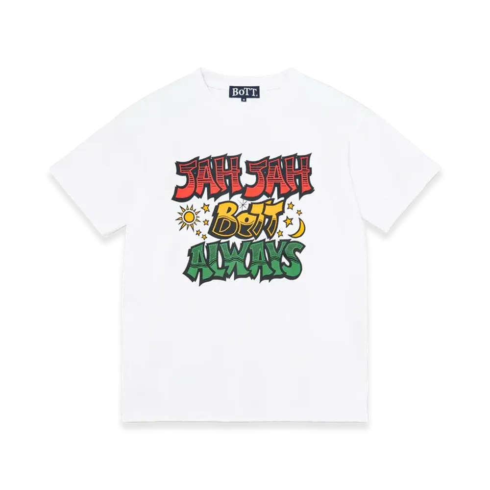 BoTT x JAH JAH x always Tee "White"