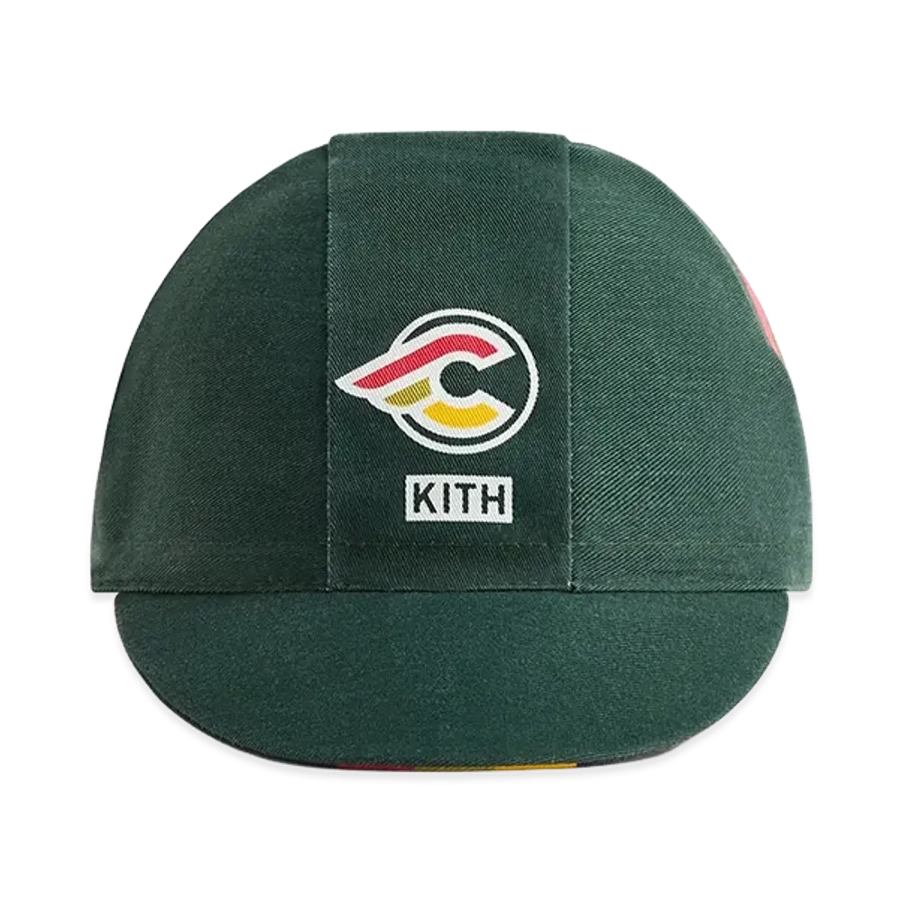 Kith x Cinelli Blocked Printed Cycling Cap "Stadium"