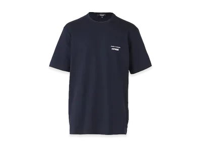 COMME des GARCONS HOMME Cotton Jersey Garment Print T-Shirt "Navy"