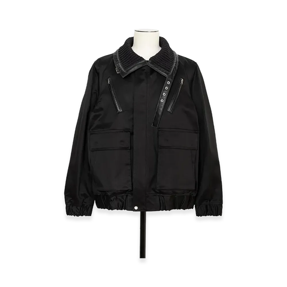 sacai Cotton Chino Blouson "Black"