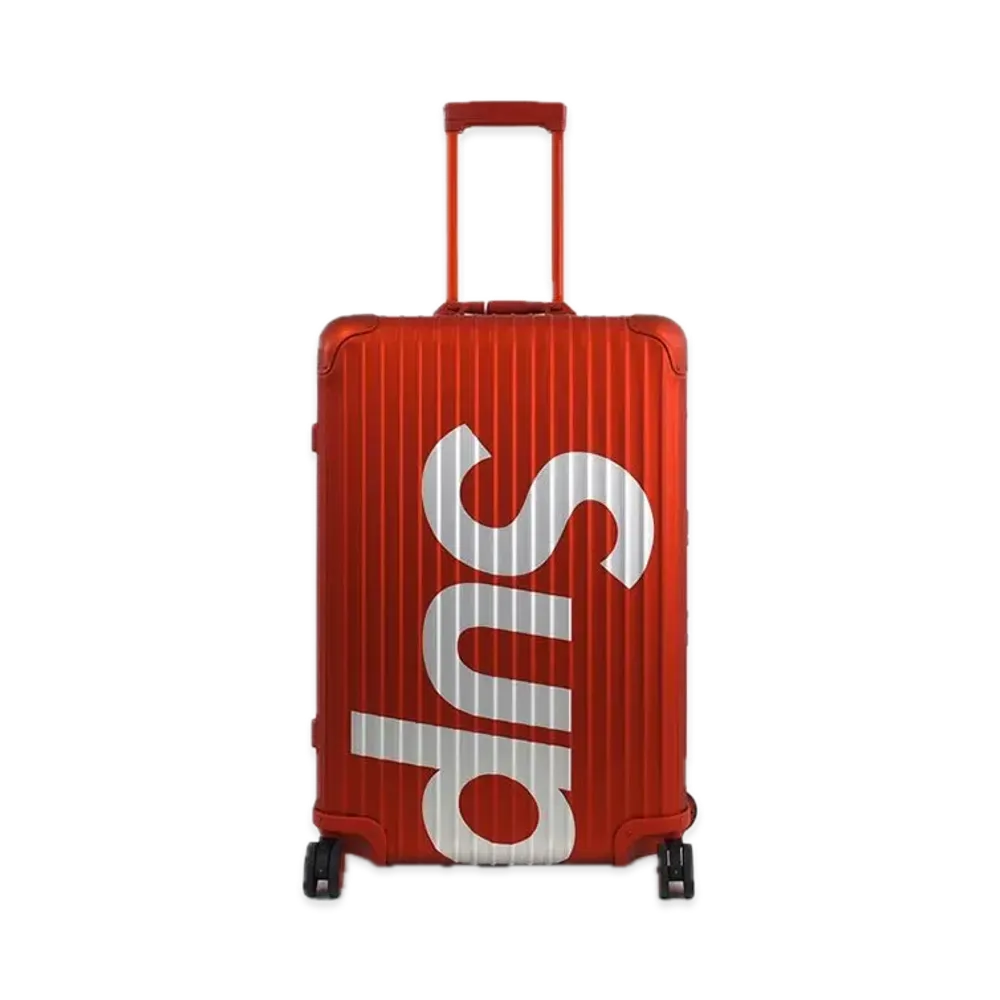 Supreme x RIMOWA Topas Multiwheel 82L "Red"