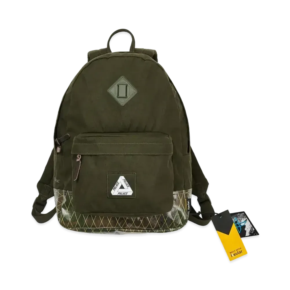 PALACE X-PAC COTTON CANVAS BACKPACK "Olive"