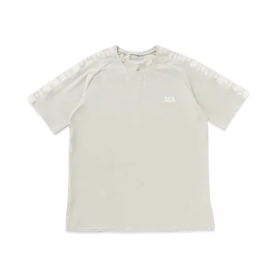 WIND AND SEA WDS (GET FIT BACK ) SHOULDER LINE OVER S/S TOP "Beige"