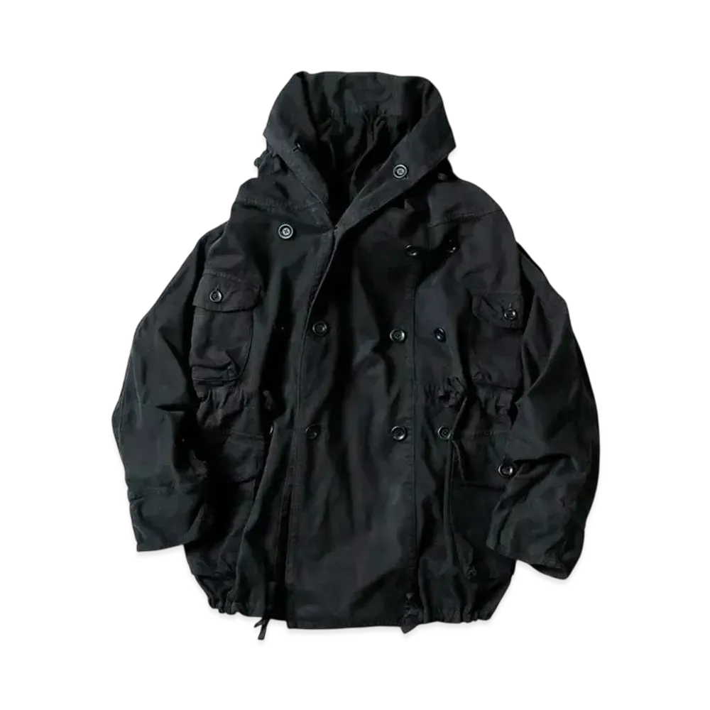 KAPITAL Wig Brushed Ring Coat "Black"