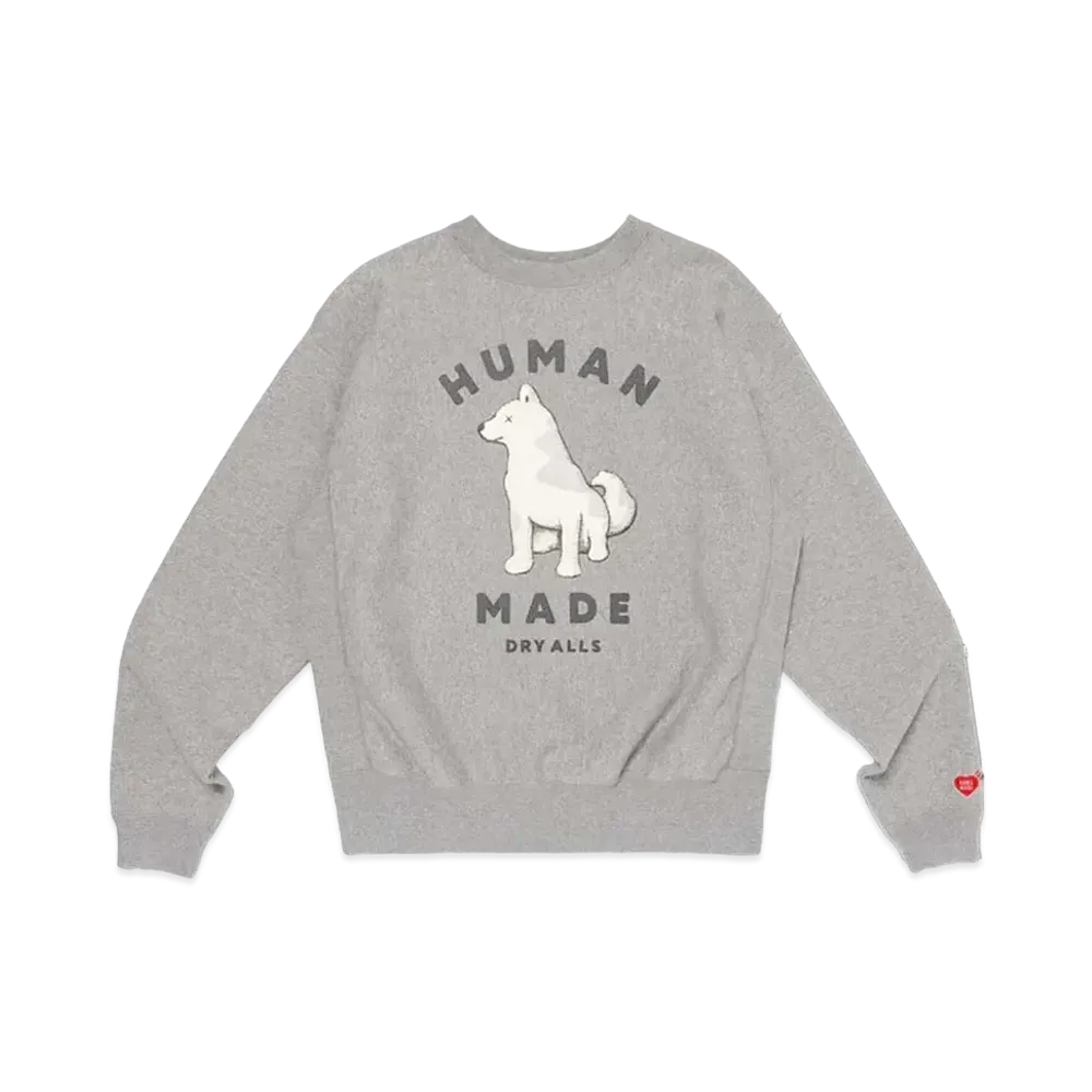 HUMAN MADE x KAWS Made Sweatshirt #2 Seoul Exclusive "Grey"