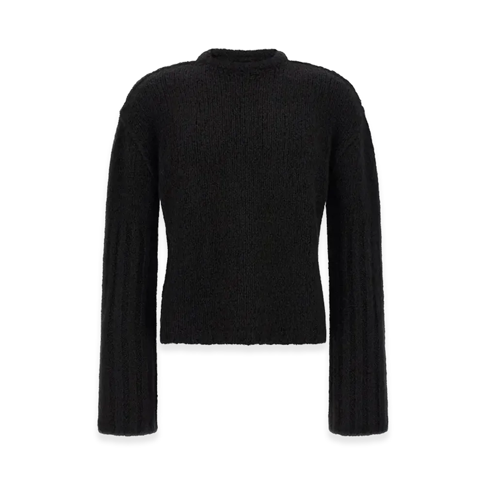 Rick Owens Silk And Cashmere Sweater "Black"