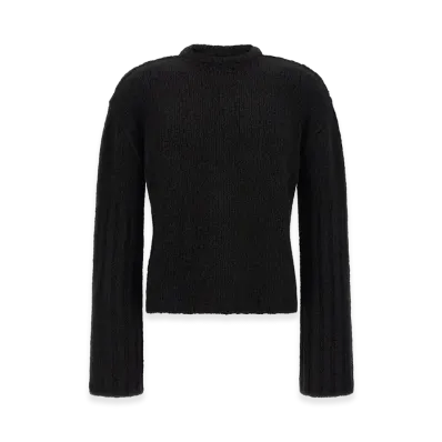 Rick Owens Silk And Cashmere Sweater "Black"