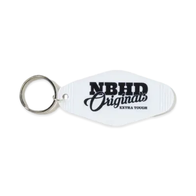 NEIGHBORHOOD Motel Type Key Tag-1 "White"