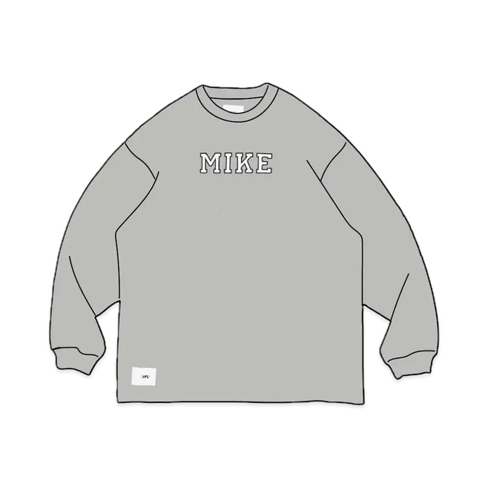 WTAPS Academy / LS / Cotton / MIKE "Ash Gray"