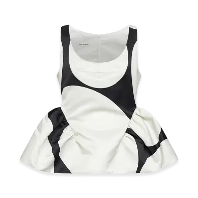 DRIES VAN NOTEN Women's Top "White/Black"