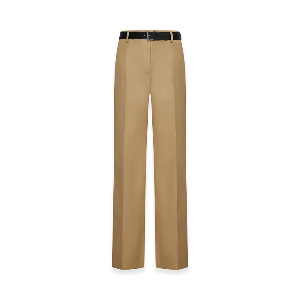 PRADA Women's Twill Pant "Beige"