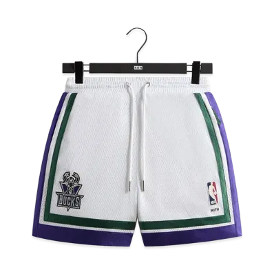 Kith x NBA All-Star Milwaukee Bucks Short "White"