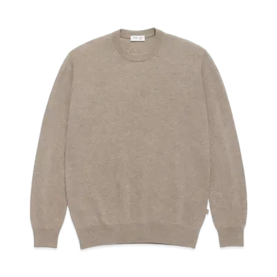 JJJJound Lightweight 100% Cashmere Crewneck "Light Brown"