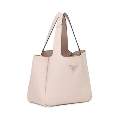 PRADA Dynamique Leather Tote Bag "Water Lily"