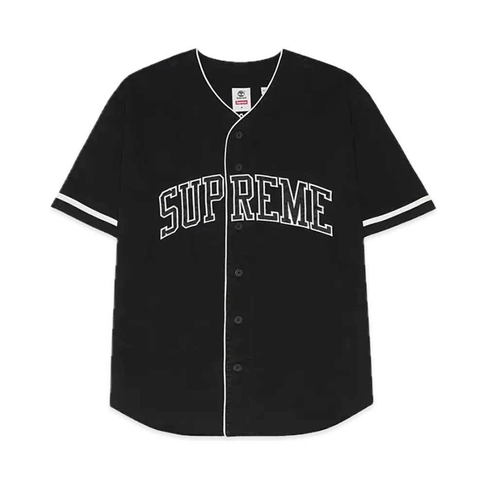 Supreme x Timberland Baseball Jersey "Black"