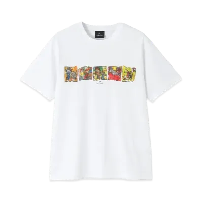 Paul Smith Zebra Comic Tee "White"